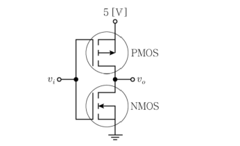 2024년 지방직 9급 전자공학개론 19번 CMOS 인버터 회로도